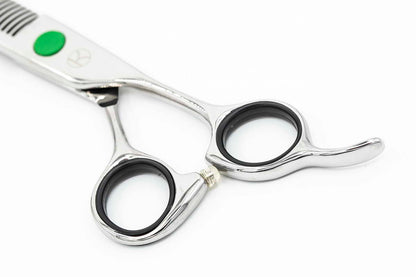 Kanpeki Green Dot 7" 40T Herringbone Thinning Scissor