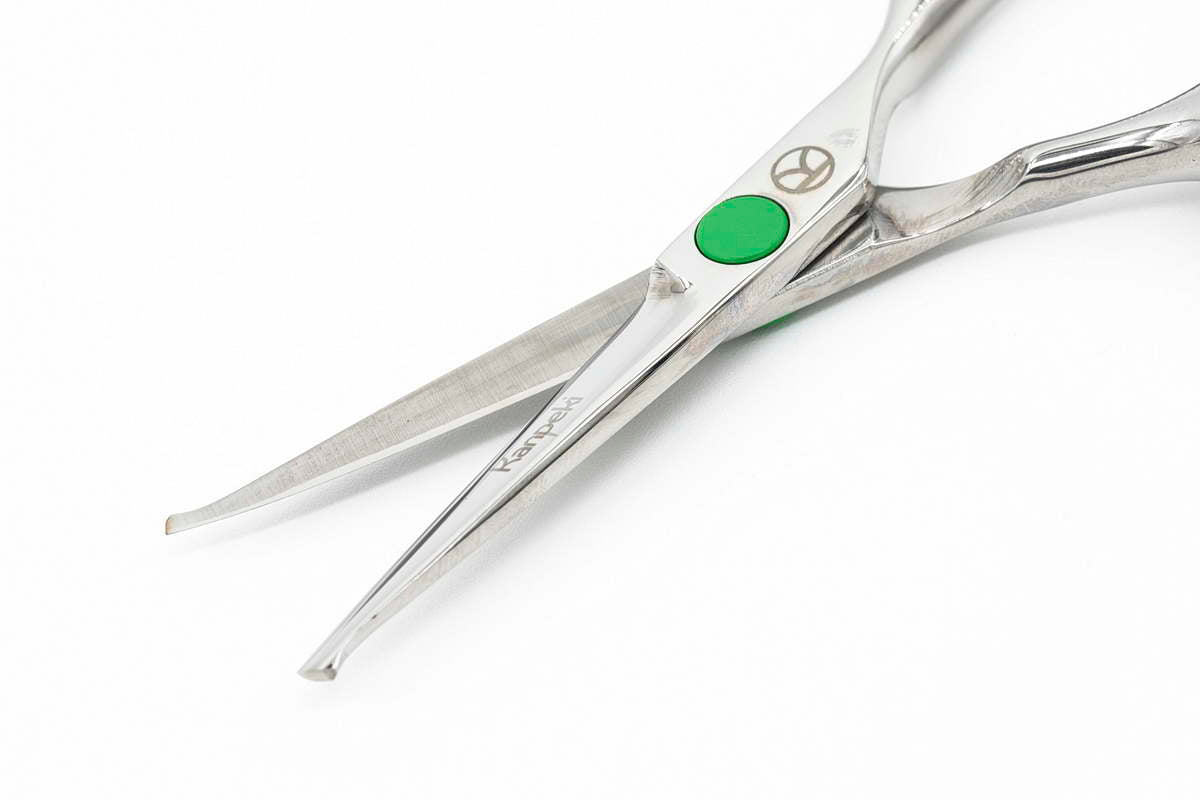 Kanpeki Green Dot 4.5” Bull Nose Scissor