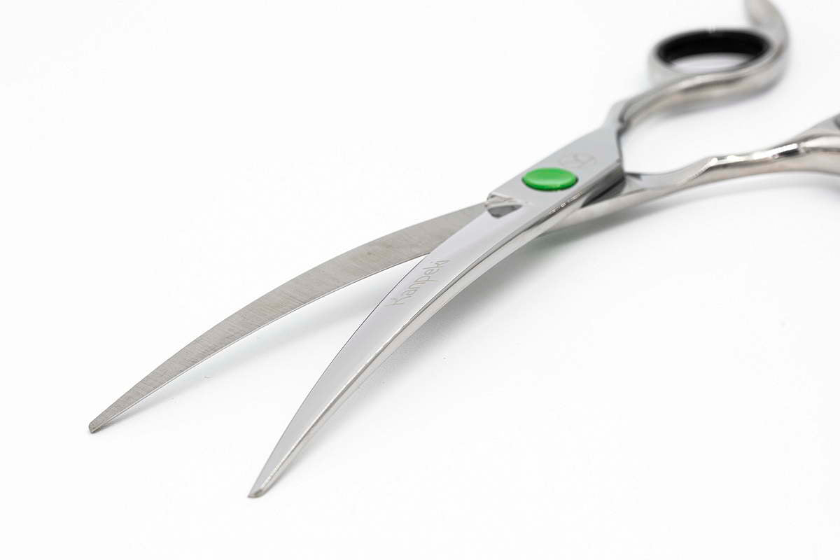 Green Dot 7" Curved Scissor