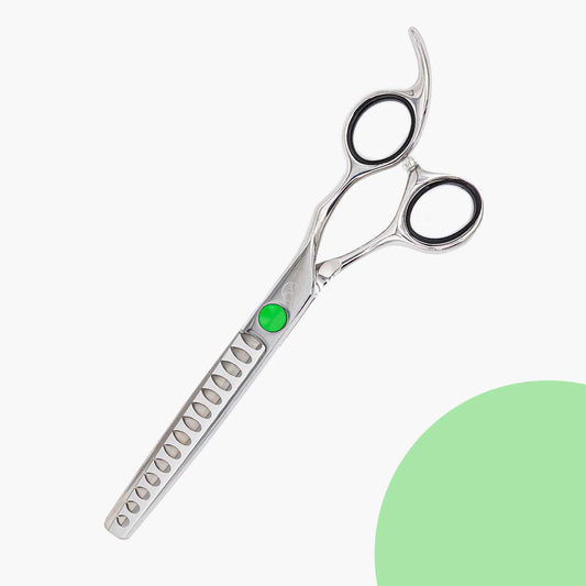 Kanpeki Green Dot 6.5" 14T Chunker Scissor