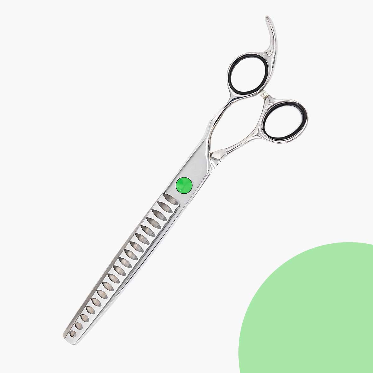 Kanpeki Green Dot 7.1/2” 18T Chunker Scissor