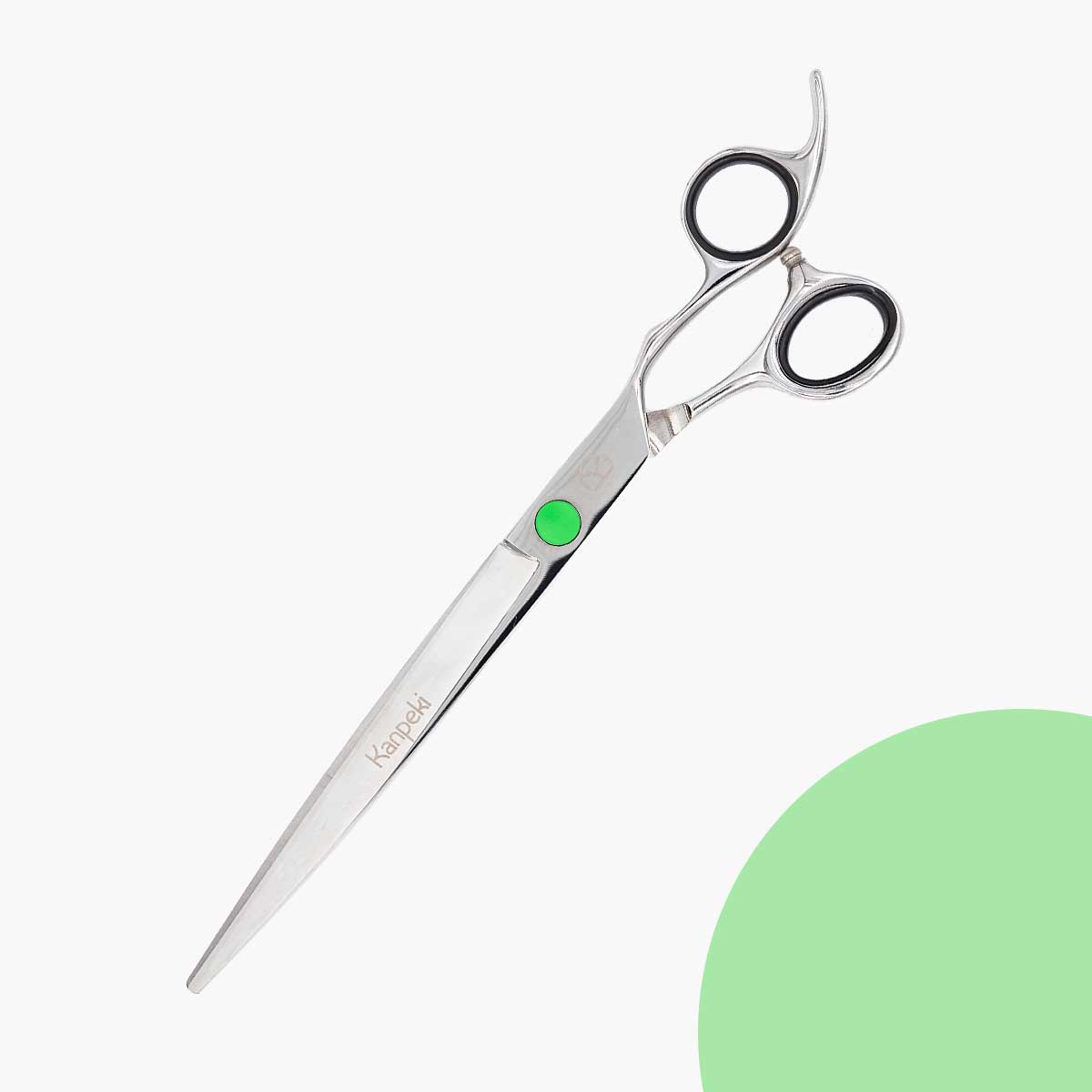 Kanpeki Green Dot 8” Long Straight Scissor