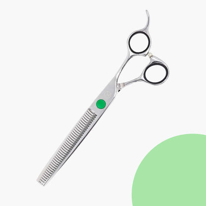 Kanpeki Green Dot 7" 40T Herringbone Thinning Scissor