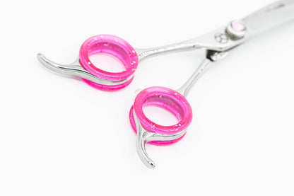 Curved Pink 6.5” Left Handed Scissor