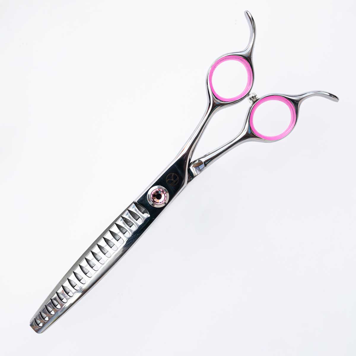 Kanpeki Curved Pink 6.5" 18T Chunker Scissor